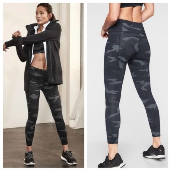 Athleta camo contender 7/8 tight size small - Picture 1 of 11